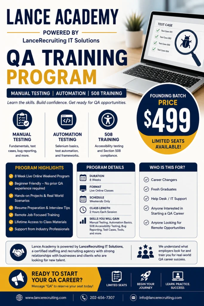 Flyer QA Training - Lance Recruiting
