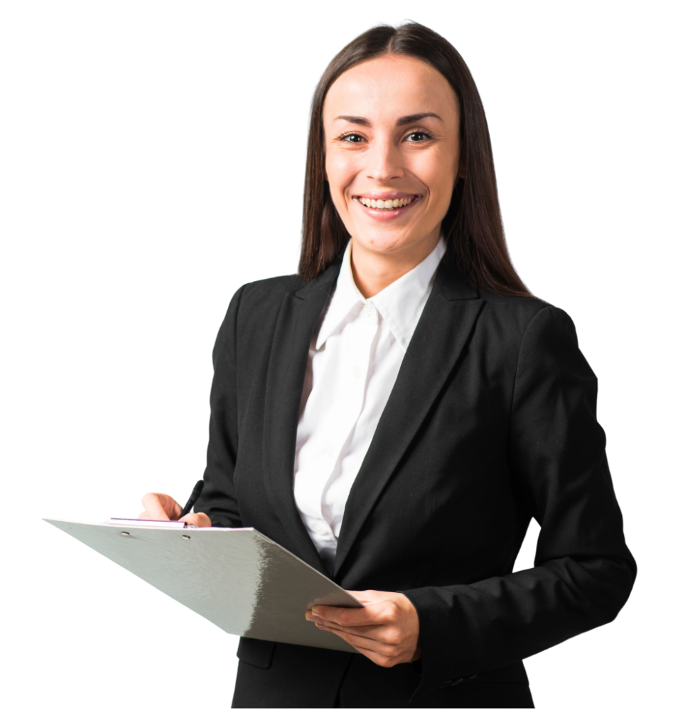 Professional woman recruiter smiling in a modern office at Lance Recruiting
